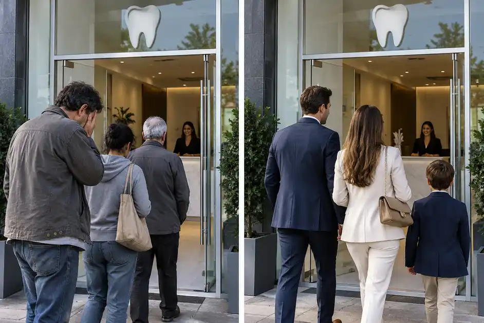 clientes premium entrando con marketing